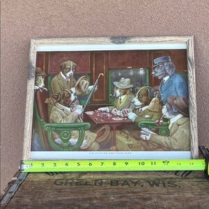 His Station and Four Aces Framed Wall Art - by Cassius Marcellus Coolidge